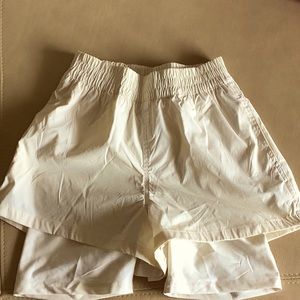 WeWoreWhat Windbreaker Biker Shorts.